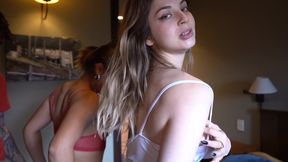 I invite my friend to try my boyfriend&#039;s dick because I wanted to try her boyfriend&#039;s dick.