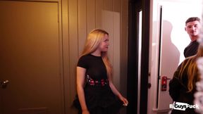 Holy! MMFF Full on College Dorm Sex. Bunk Beds!